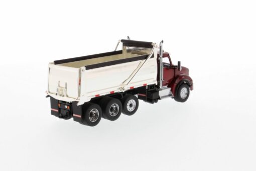 Kenworth 1:50 scale T880 Dump-Truck Radiant red SBFA Chrome plated dump body 71059 - Image 4
