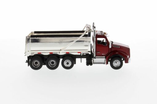 Kenworth 1:50 scale T880 Dump-Truck Radiant red SBFA Chrome plated dump body 71059 - Image 3