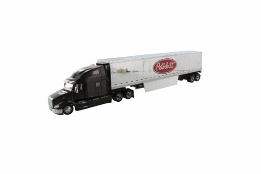 Peterbilt 579 UltraLoft Tractor with 53’ refrigerated van - Legendary Black cab + 53’ Chrome refrigerated van with Peterbilt logo 71071