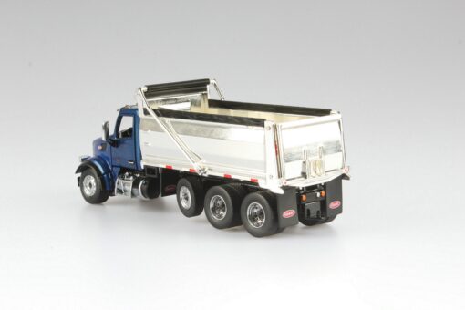 Peterbilt 567 Dump Truck - Legendary Blue cab + Chromed dump body 71073 - Image 9
