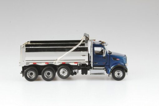 Peterbilt 567 Dump Truck - Legendary Blue cab + Chromed dump body 71073 - Image 6