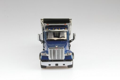Peterbilt 567 Dump Truck - Legendary Blue cab + Chromed dump body 71073 - Image 4