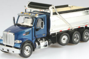 Peterbilt 567 Dump Truck - Legendary Blue cab + Chromed dump body 71073