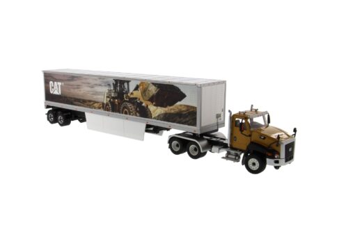 Cat Diecast CT660 On-Highway Truck with Mural Trailer 85666 - Image 2
