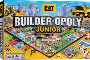 CAT Caterpillar Builder-Opoly Junior Board Game 81407