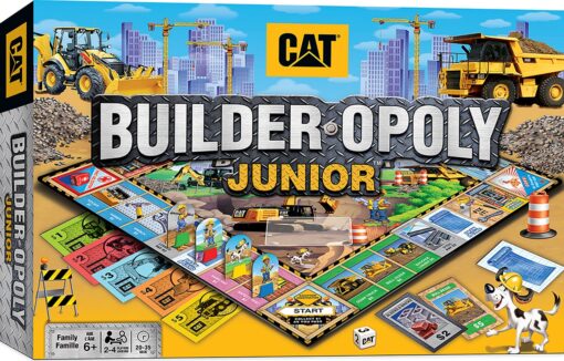 CAT Caterpillar Builder-Opoly Junior Board Game 81407