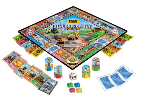 CAT Caterpillar Builder-Opoly Junior Board Game 81407 - Image 2