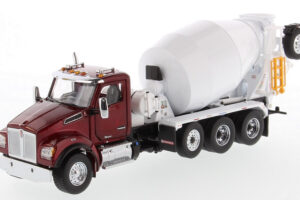 Kenworth 1:50 scale T880 Dump-Truck Radiant red SBFA with McNeilus BridgeMaster Mixer 71062