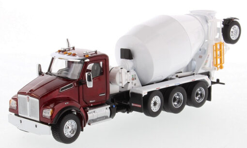 Kenworth 1:50 scale T880 Dump-Truck Radiant red SBFA with McNeilus BridgeMaster Mixer 71062