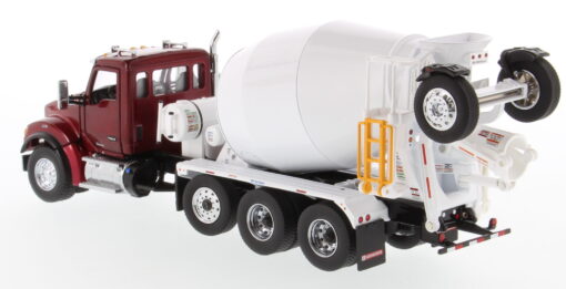 Kenworth 1:50 scale T880 Dump-Truck Radiant red SBFA with McNeilus BridgeMaster Mixer 71062 - Image 11
