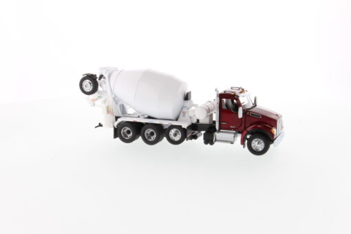 Kenworth 1:50 scale T880 Dump-Truck Radiant red SBFA with McNeilus BridgeMaster Mixer 71062 - Image 4