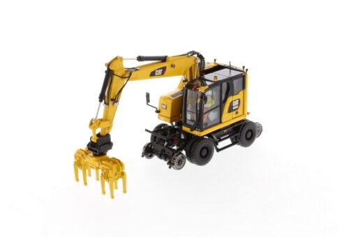 Cat Diecast M323F Railroad Wheeled Excavator Safety Yellow Version 85661 - Image 29