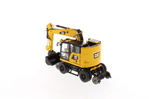 Cat Diecast M323F Railroad Wheeled Excavator Safety Yellow Version 85661 - Image 24
