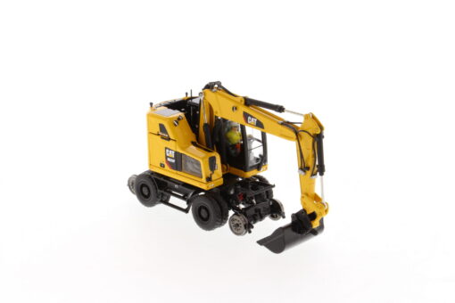 Cat Diecast M323F Railroad Wheeled Excavator Safety Yellow Version 85661 - Image 22