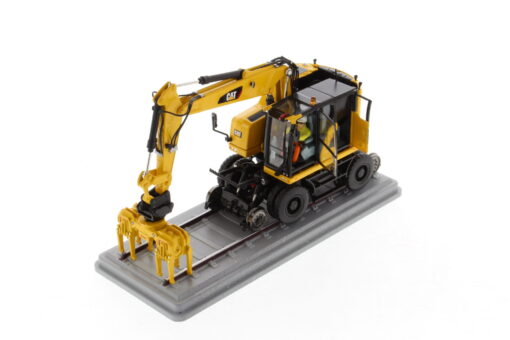 Cat Diecast M323F Railroad Wheeled Excavator Safety Yellow Version 85661 - Image 20