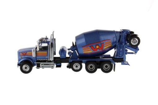 Western Star 4900 1:50 Concrete Blue Cab McNeilus Bridgemaster Mixer 71075 - Image 7