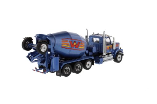 Western Star 4900 1:50 Concrete Blue Cab McNeilus Bridgemaster Mixer 71075 - Image 4