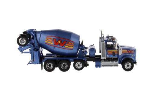 Western Star 4900 1:50 Concrete Blue Cab McNeilus Bridgemaster Mixer 71075 - Image 3