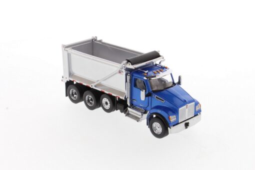 Kenworth 1:50 T880 OX Stampede Dump Truck SBFA Metallic Blue Cab 71078 - Image 2