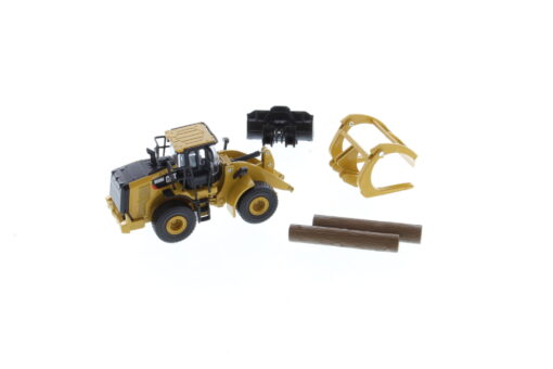 Cat Diecast 1:64 950M Wheel Loader with Log Fork 85635 - Image 7