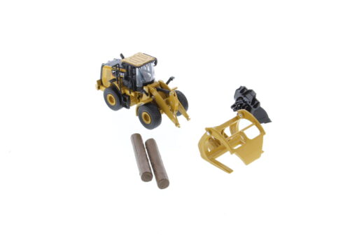 Cat Diecast 1:64 950M Wheel Loader with Log Fork 85635 - Image 4