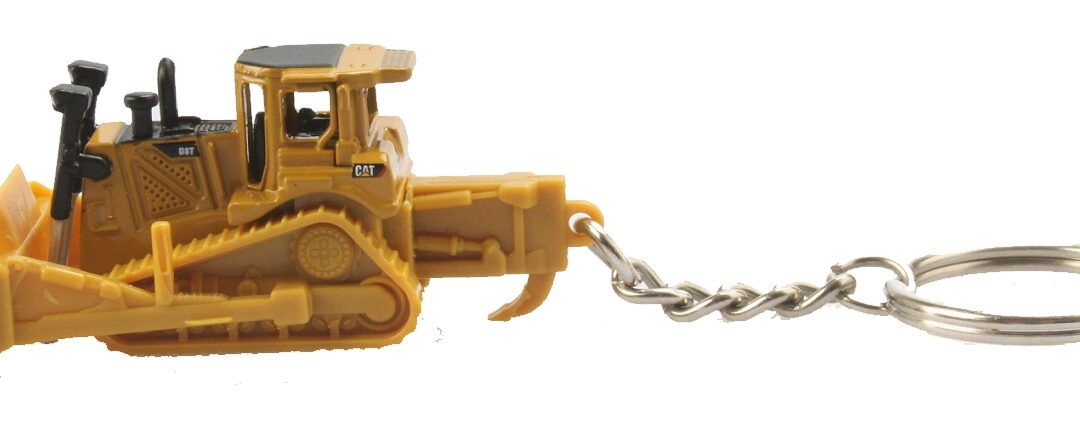 CAT Construction Mini Micro D8T Track-Type Tractor Key Chain 85984