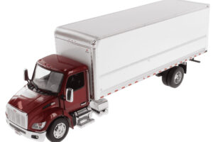 Peterbilt 1:32 scale Model 536 maroon Body with Wabash Supreme 26ft Dry Cargo Van Body 71106