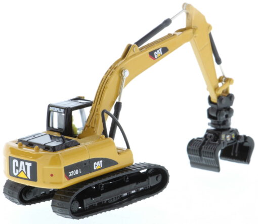 Cat 320D L Hydraulic Excavator with Interchangeable Work Tools 85652 1:87 scale - Image 8