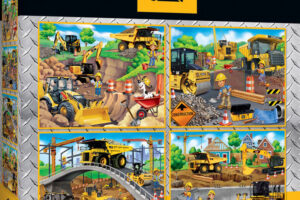 Caterpillar Cat Earthmoving Machines Puzzle 4 Pack 100pc 11847