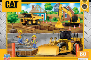 Caterpillar Cat In My Neighborhood 60Pc Puzzle Earthmoving Machines 45016
