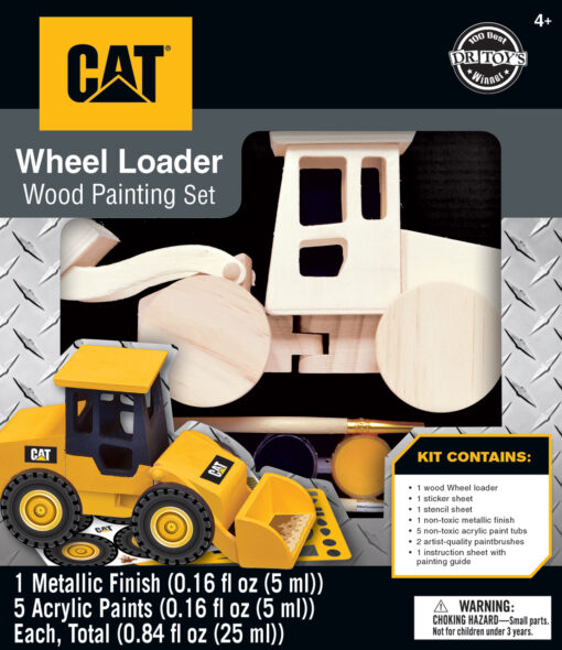 Caterpillar Cat Wheel Loader Wood Paint Kit Earthmoving Machines 45073