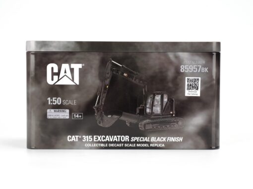 Cat Caterpillar Black Edition 315 Small Hydraulic Excavator 85957BK - Image 20