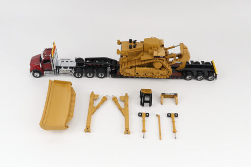 Kenworth 1:50 scale T880 Day Cab Tandem and Trail King TK120 Lowboy with D11 Dozer components - Image 11