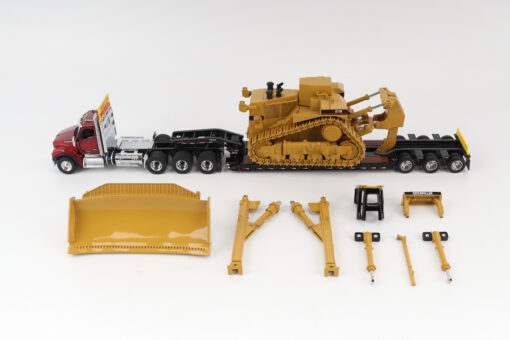 Kenworth 1:50 scale T880 Day Cab Tandem and Trail King TK120 Lowboy with D11 Dozer components - Image 12