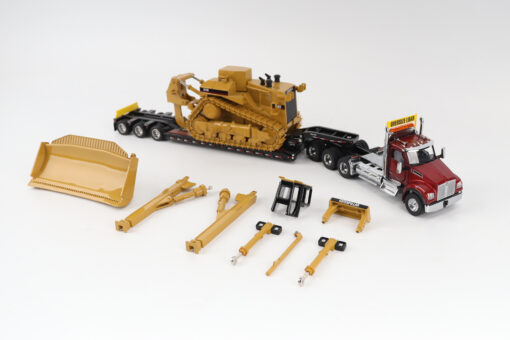 Kenworth 1:50 scale T880 Day Cab Tandem and Trail King TK120 Lowboy with D11 Dozer components - Image 3