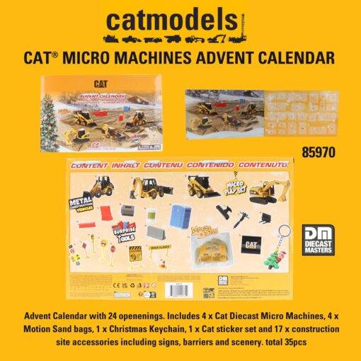 CAT Micro Constructors Advent Calendar 2025 (85970) DUE EARLY OCTOBER - BACKORDER NOW! - Image 2