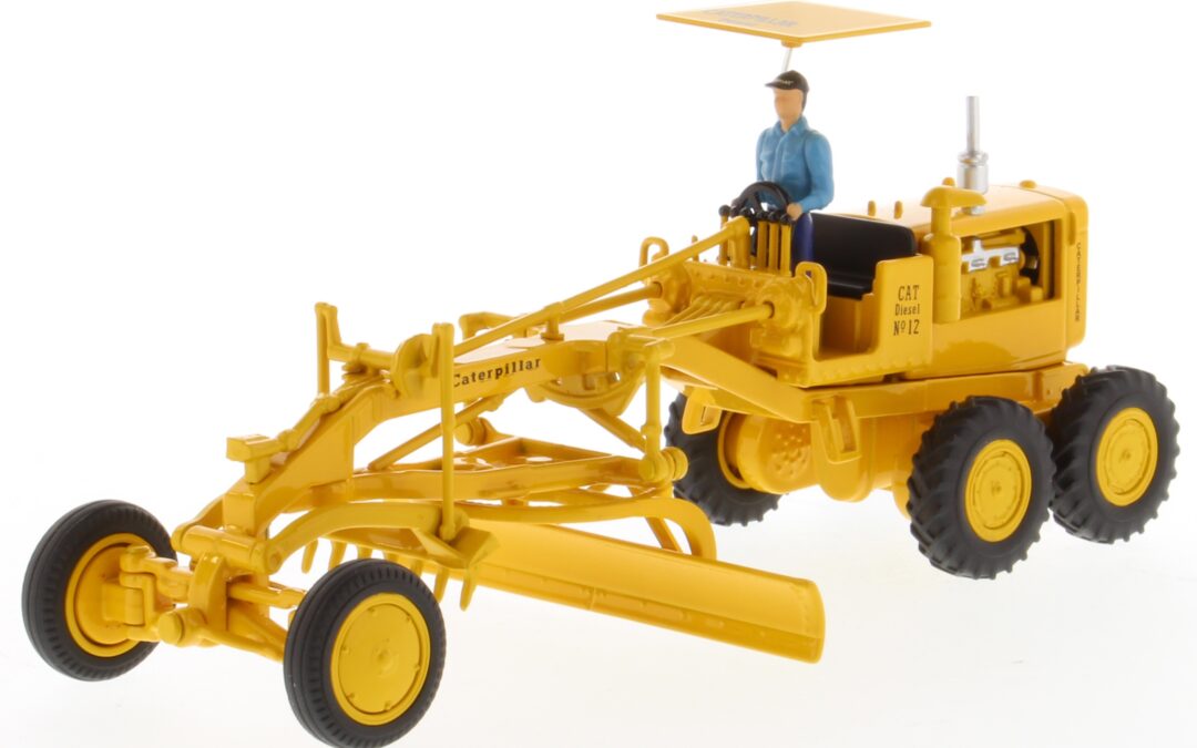 1:50 Cat No.12 Motor Grader Vintage 85761