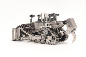 Cat Diecast D11T Track-Type Tractor 85754 Commemorative Edition Antique Silver Finish