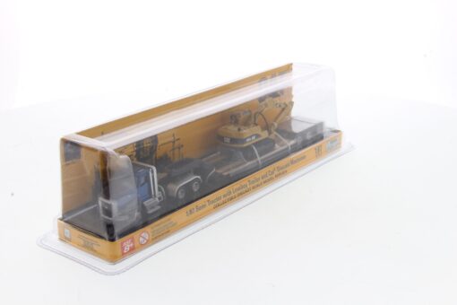 Cat 1:87 Construction Diecast Cat CT660 Day Cab Tractor with Lowboy Trailer and Cat 315C L Hydraulic Excavator  84415 - Image 4