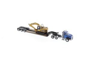 Cat 1:87 Construction Diecast Cat CT660 Day Cab Tractor with Lowboy Trailer and Cat 315C L Hydraulic Excavator  84415