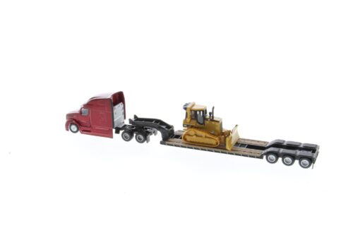 Cat 1:87 Construction Diecast Peterbilt 579 with Lowboy Trailer and Cat D5M Track-Type Tractor 84419 - Image 2